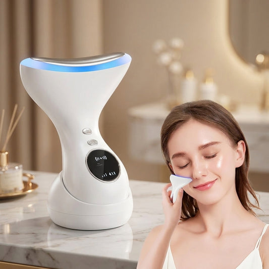 3-in-1 リフトアップ美顔器 — プロ仕様のフェイスケアで若々しい素肌へ